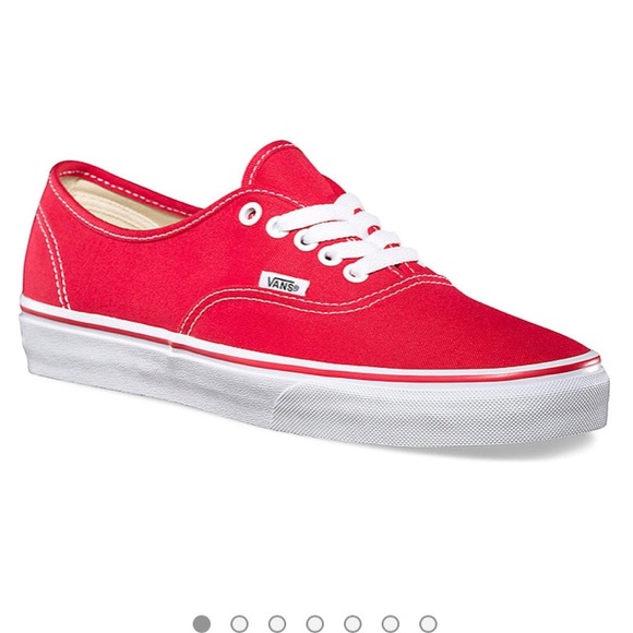 red skater vans